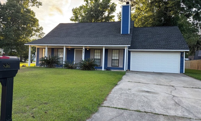 North Charleston Maison | Charming 3-bedroom house with AC, WiFi in beautiful Charleston
