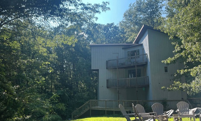 Cortland Maison | Charming 3-Bedroom Home on 13 Wooded Acres in Brown Country IN, Pet Friendly!