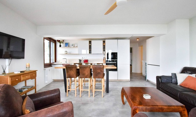 Neuvecelle Appartement | Charmant appartement 4 pers avec balcon et vue lac, proche plage à Neuvecelle