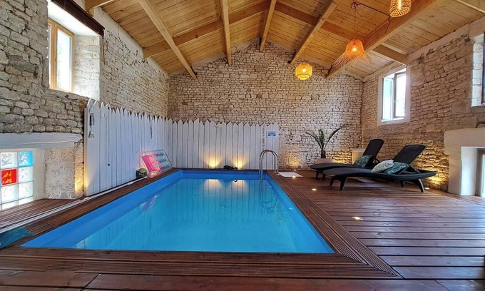 Angles Maison | Demeure de charme La KATORA 4**** avec piscine intérieure chauffée 28°
