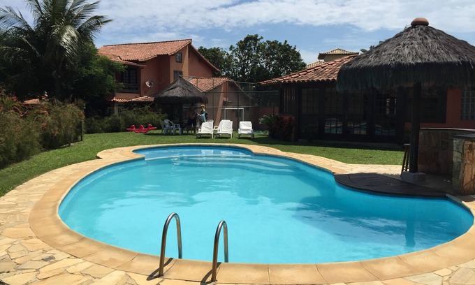 Bosque de Geriba Maison | Cond. charmant, familier avec la sécurité, infra, parking, sur la plage Geribá