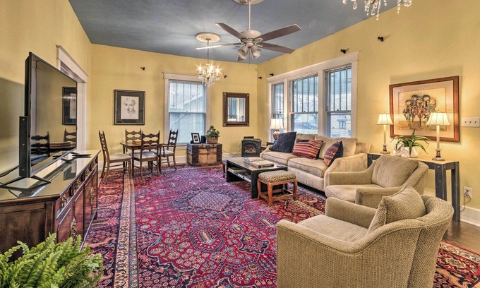 Conway Cottage | NEW! Charming Conway Home w/ Yard - Walk to Dtwn!