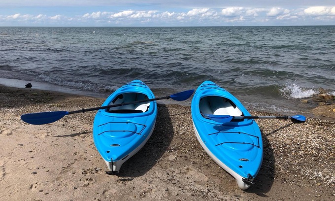 Irving Maison | Cottage de charme avec plage privée (6 couchages, A / C, Wifi et Kayaks)