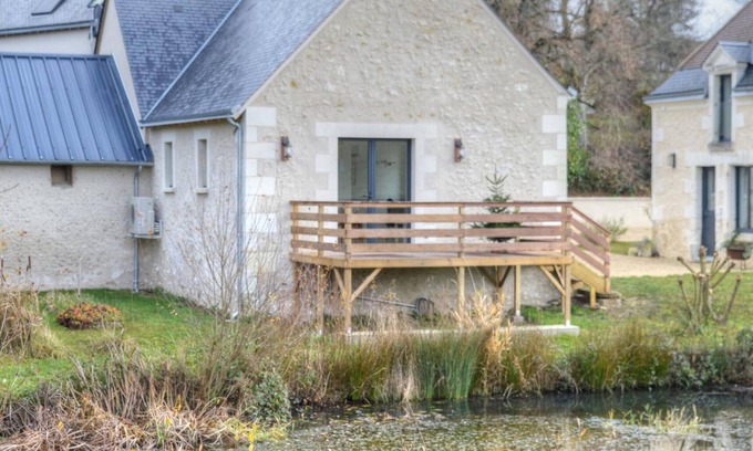 Luzille Cottage | Gîte douillet à Luzillé avec terrasse, jardin, climatisation, proche Château de Chenonceau et Zoo de Beauval