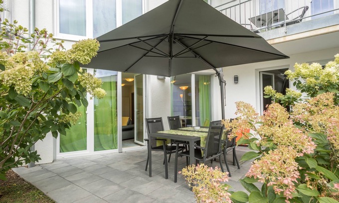 Sipplingen Appartement | Charmant appartement de vacances "Jasmin" avec grande terrasse, Wi-Fi et TV