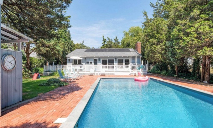 Clearwater Beach Maison | Charming East Hampton Home, Private Heated Pool, Perfect for Families