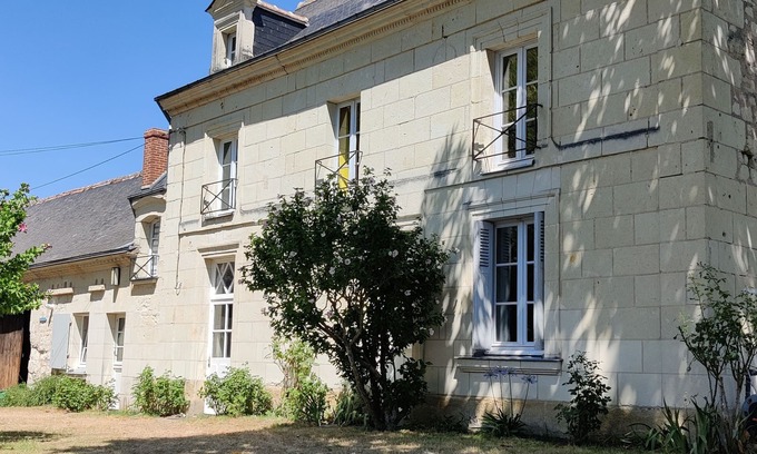 Savigny-en-Veron Maison | Maison familiale de charme entre Saumur et Chinon 10-12 personnes - piscine