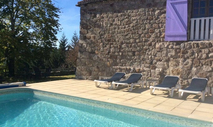 Cros-de-Georand Autre | Charmante longère avec piscine à Cros-de-Géorand