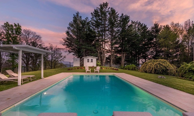 Villabuona Villa | Charming Farmhouse with Private Pool and View in Lucca
