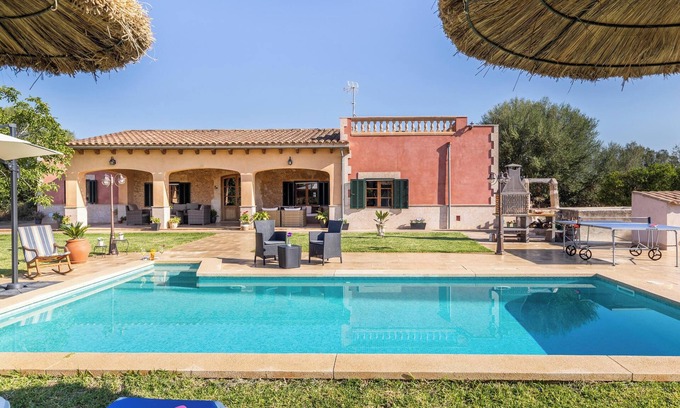 Sencelles Villa | Charmante Finca "Son Pou" avec vue sur les montagnes, piscine, Wi-Fi, terrasse et jardin
