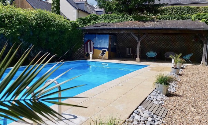 Noizay Cottage | Gite avec piscine privative au coeur des Châteaux de la Loire