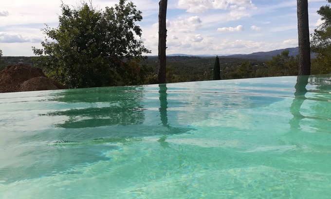 Montferrier-sur-Lez Maison | Maison de charme avec piscine, jardin et vue magnifique sur le Pic St Loup
