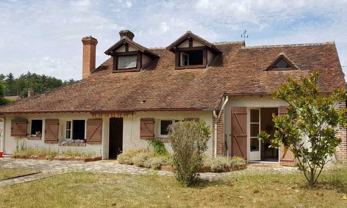 Marcilly-en-Gault Maison | maison charme sologne, jardin/piscine , 15 min centre équestre lamotte beuvron