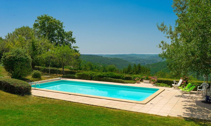 Cahors Maison | MAISON DE CHARME, GRANDE PISCINE CHAUFFÉE, SUPERBE VUE ET VASTE TERRAIN
