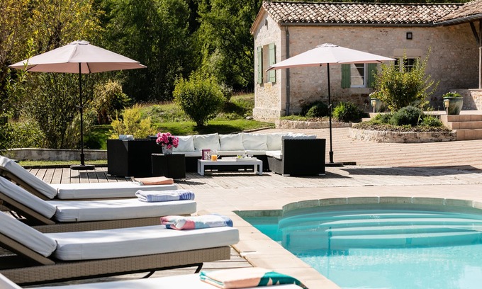 Monflanquin Maison | Maison de charme avec piscine et jacuzzi