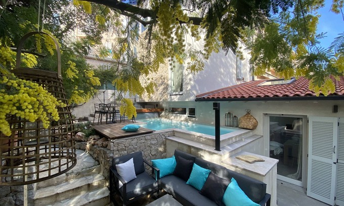 Riou - Petit Juas - Av de Grasse Maison | Très jolie petite maison avec jardin proche de la Croisette et des plages