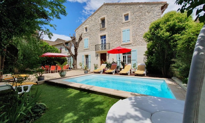 Olonzac Maison | Grande maison avec charme et piscine à Olonzac