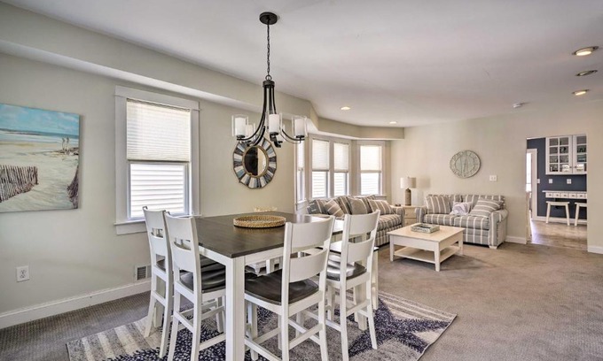North End Maison | Charming Ocean City Townhome Walk to Beach!