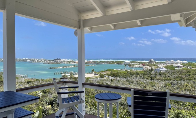 Hope Town Maison | Charming “Poker Face” has Phenomenal Views & Dock