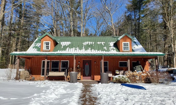Weikert Cabine | Charming re-imagined bank barn cabin.