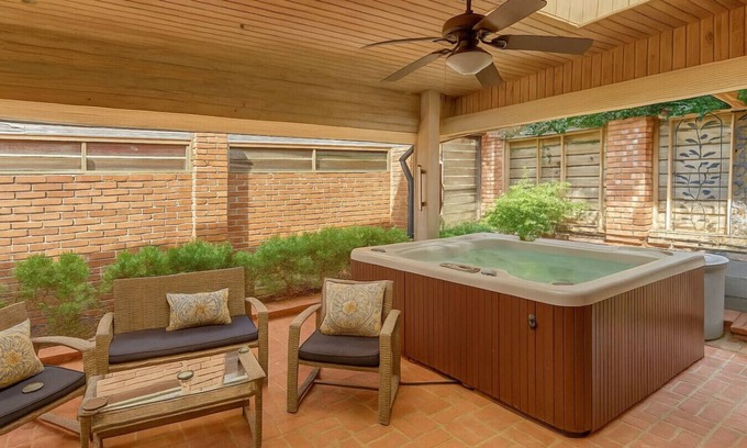 Quail Creek Maison | Charming Stay | Hot Tub, Patio & Antique Charm