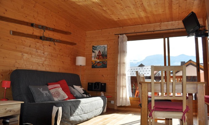 Les Carroz-d'Araches Appartement | Charmant studio cabine au coeur du village