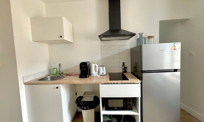 La Gare Appartement | Charming studio with mezzanine near Clermont-Ferrand train station