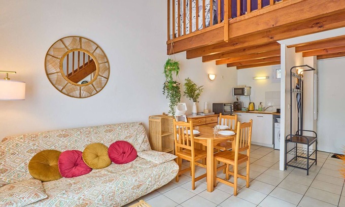 Barbotan-les-Thermes Appartement | Charming T2 with terrace and garden in Barbotan