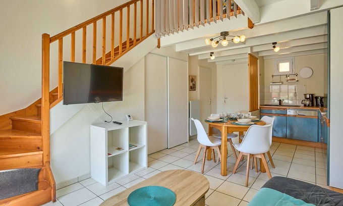 Barbotan-les-Thermes Appartement | Charming T2 in Barbotan with Terrace and Garden