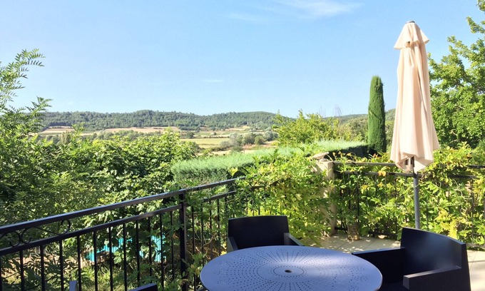 Serviers-et-Labaume Maison | Charming Village House,Uzès 5 Km, Pool, Walled Gardens, Views, 2 bedrooms