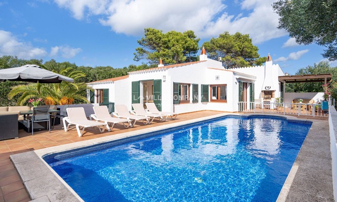 Binibeca Villa | Charming Villa with Pool near Beach & Binibeca Vell