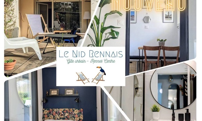 Colombier - Champ de Mars Appartement | Charmant T2 avec jardin proche gare