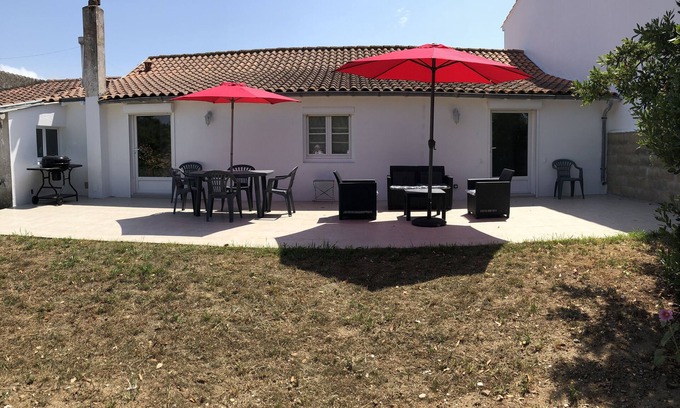 Les Boucholeurs Maison | Chatellaillon Les Boucholeurs Maison terrasse et jardin à 50 m de la mer