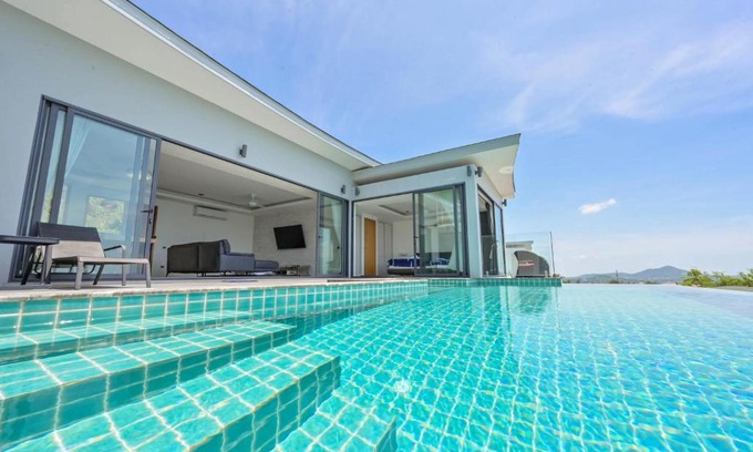 Maret Villa | 5 rooms Chaweng noi New Seaview villas Samui