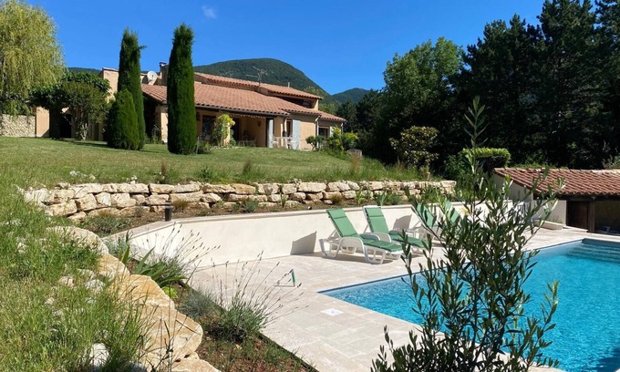 Dieulefit Maison | "Chez Nelly" : Villa avec vue imprenable