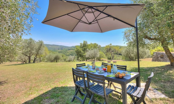 Radda in Chianti Appartement | Chianti Apt Private Panoramic Garden, Radda in Chianti, Italy