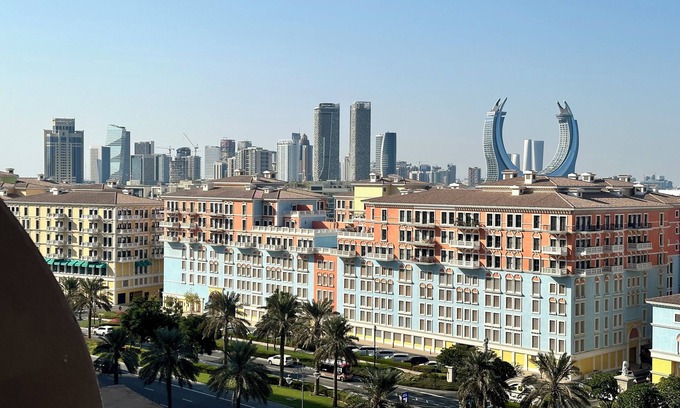 Doha Appartement | Chic 1-bedroom apartment with AC, fitness room, WiFi in enchanting Doha