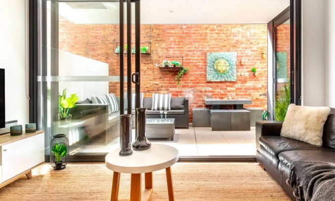 South Melbourne Appartement | Chic Sth Melbourne Appartement avec immense cour privée
