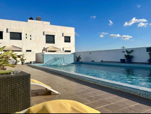 Casablanca Appartement | Chic Studio with Rooftop Pool