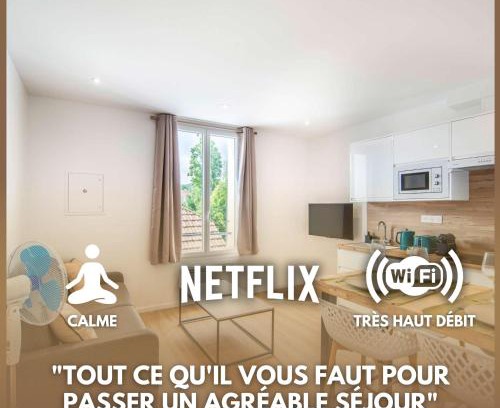 Bonnieres-sur-Seine Appartement | CHICHEN ITZA - Self Checkin Automatique - Netflix - 15 min Giverny