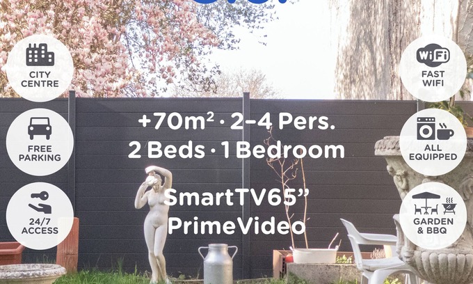 Verdun Appartement | Ciel - Cosy Comfy 2Bed +70m² Central FastWiFi SmartTV65" PrimeVideo BBQ