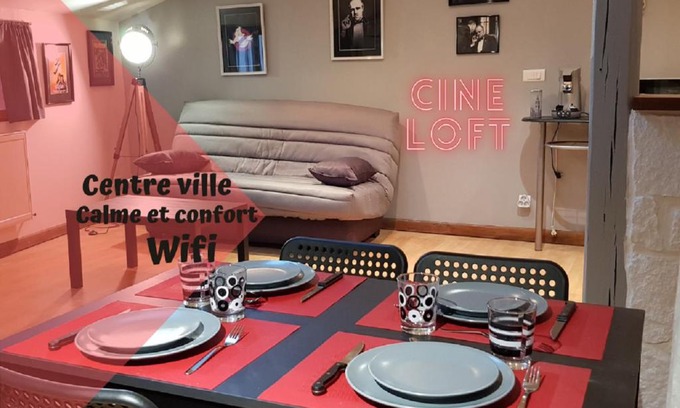 Chalons-en-Champagne Appartement | Ciné Loft 55 m2 Centre Ville