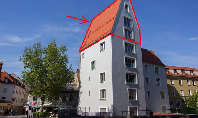 City Centre Regensburg Appartement | lit Höchstgelegenstes de la vieille ville