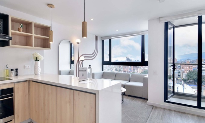 Chapinero Appartement | Classy 1BR with Amazing City View in Chapinero