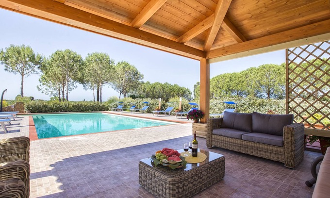 Alghero Villa | Villa Girasoli avec SPA et piscine Wifi salles de bains en-suite et coffre-fort