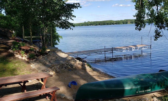 Clitherall Township Maison | Clitherall Lake 300' of private shore on 2 acres