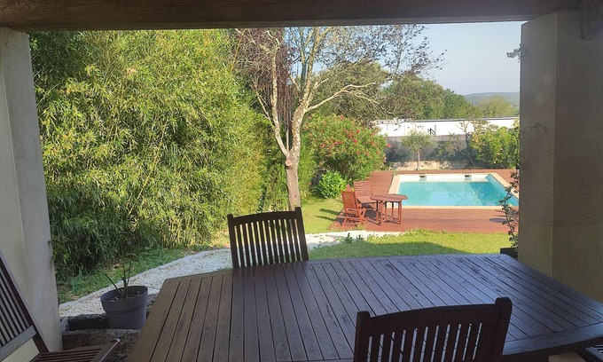 Parignargues Villa | A deux pas de Nîmes, le calme d'un village dans une belle villa avec piscine .