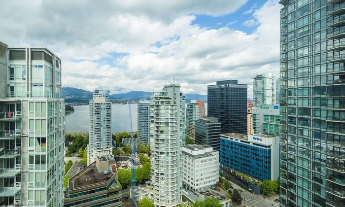 Coal Harbour Copropriété | Grand condo au centre-ville de Vancouver avec vues sur le port