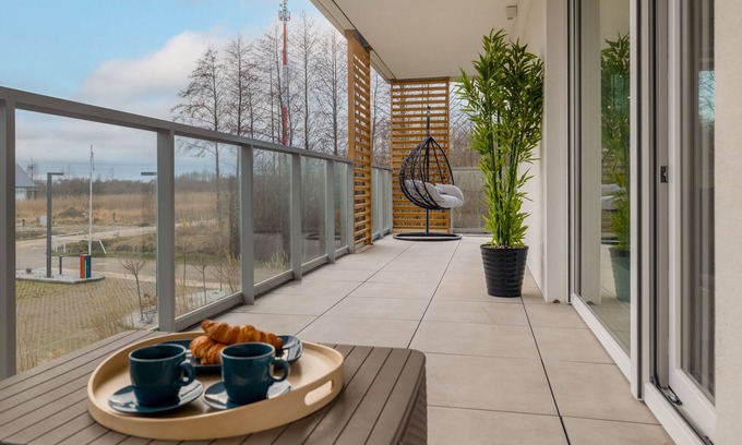 Gaski Appartement | Coast Apartment With Balcony by Renters