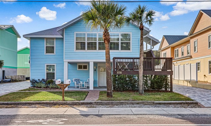 Ocean Cay Maison | Coastal Blue Bliss- The Swell- HEATED POOL